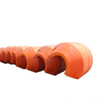 Flutuadores de tubo de casca de polietileno para duto de dragagem